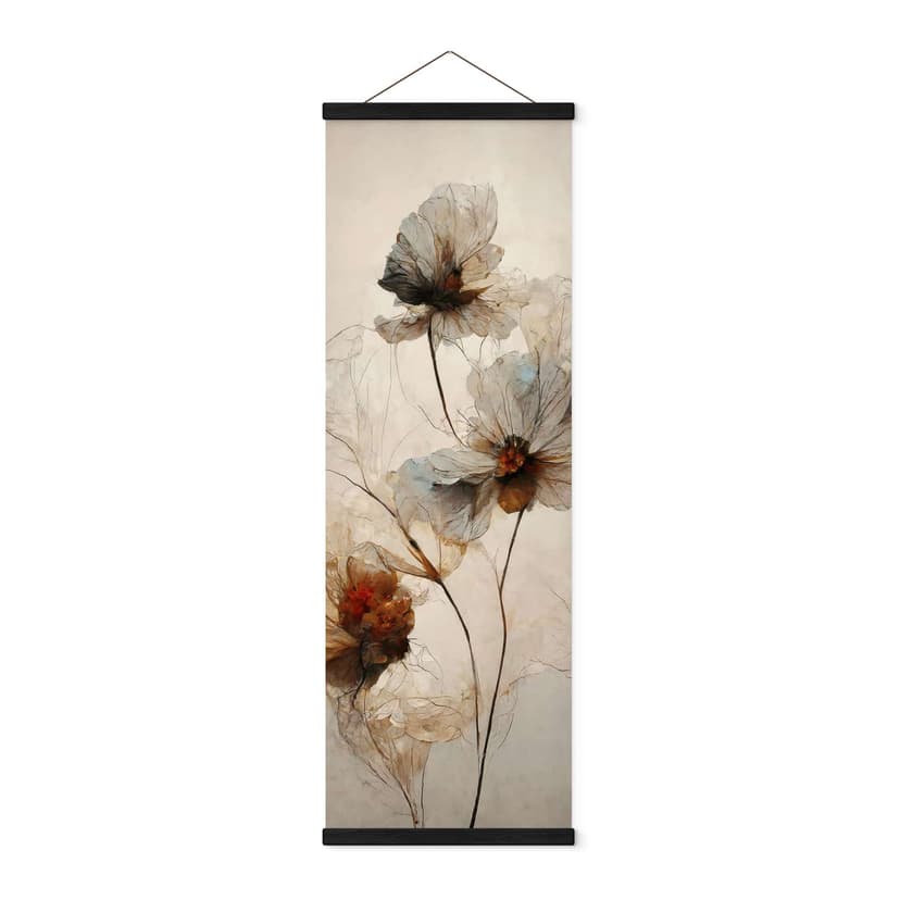 Póster de tela Flores secas - Elegancia de lo pasajero - Treechild - Panorama