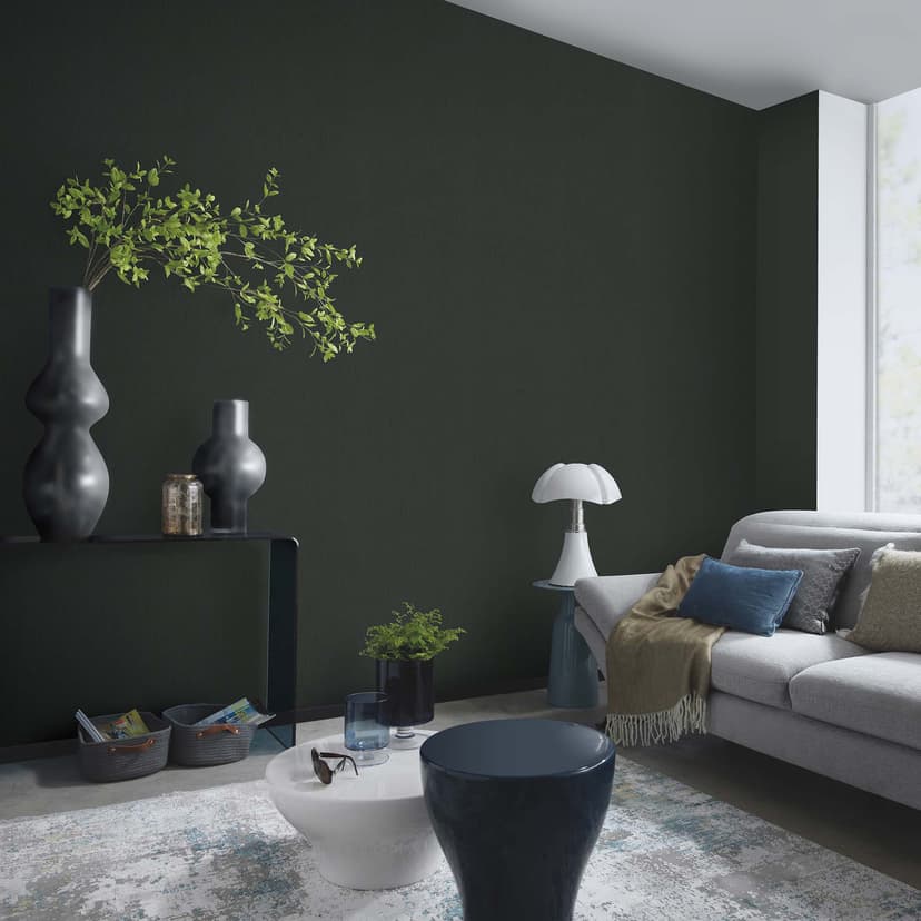 Papel pintado Unity, papel pintado no tejido Erismann Versailles negro