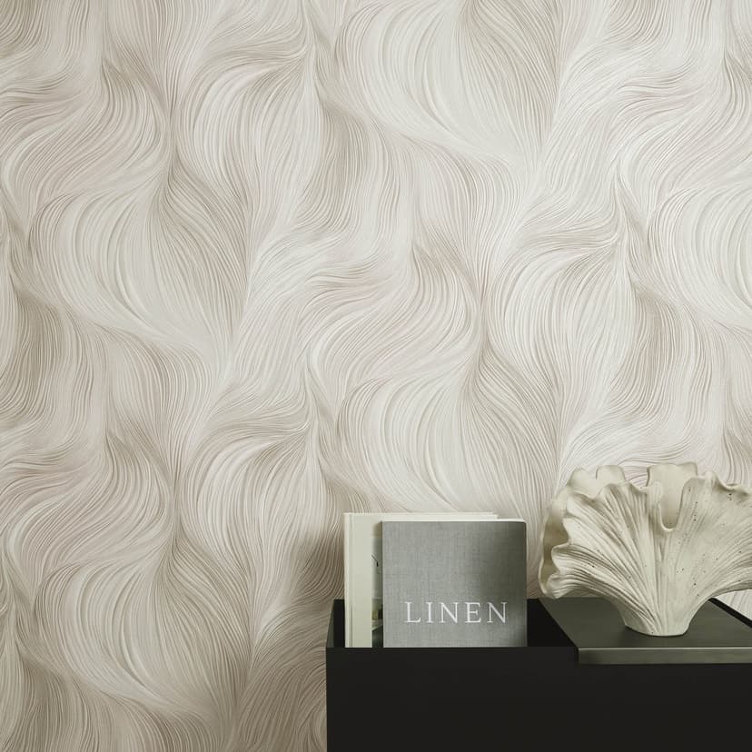 Guido Maria Kretschmer papel pintado gráfico Ondas de luz Moda para pared 5 rosa