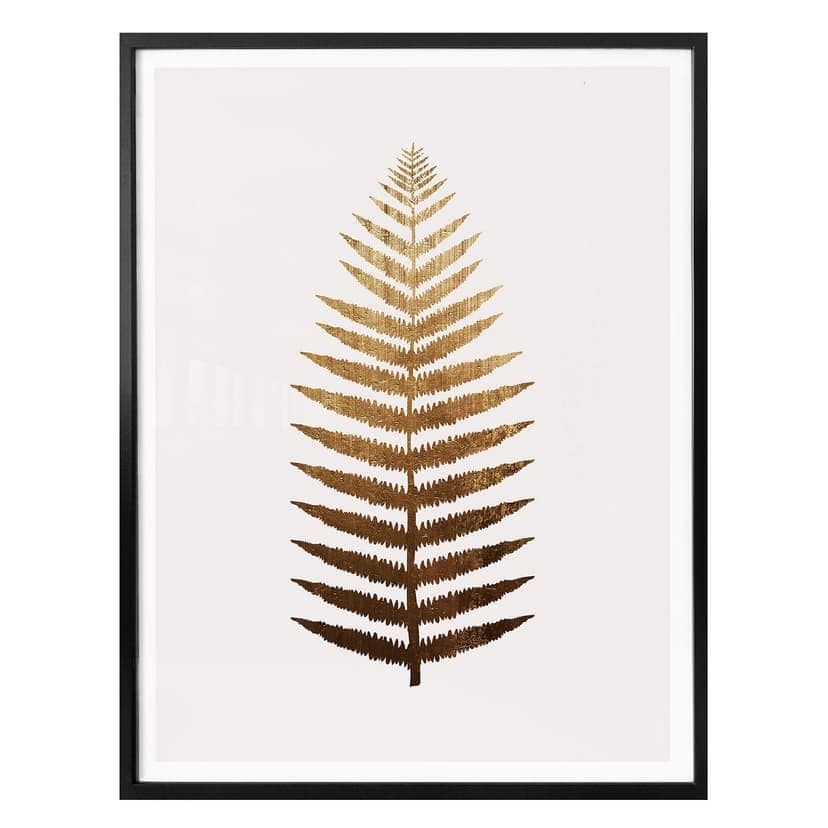 Póster Kubistika - Helecho dorado