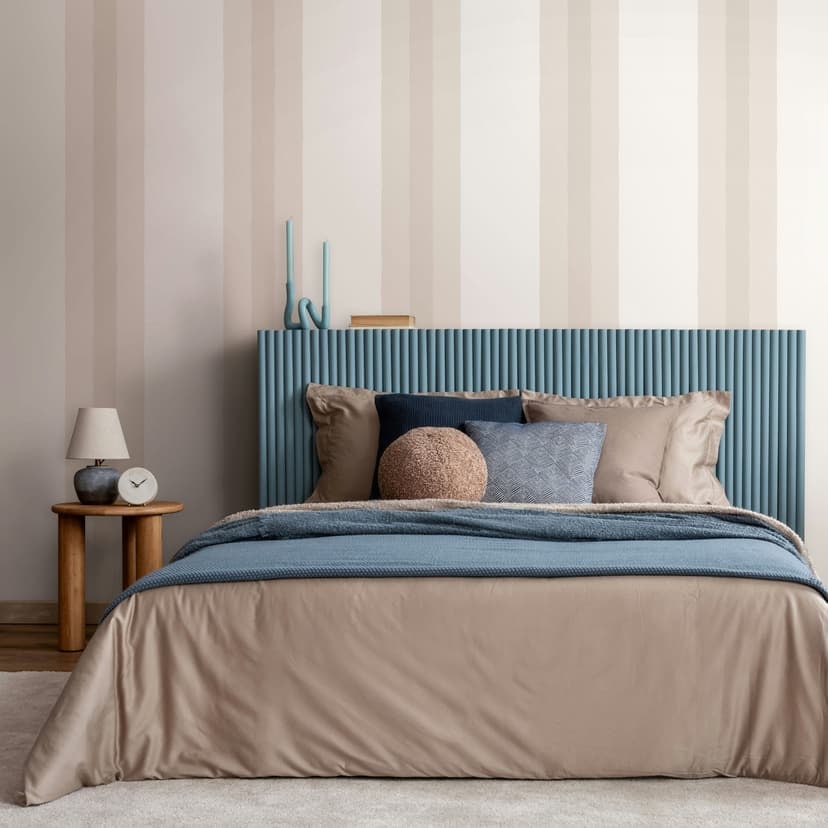 Papel pintado no tejido Rayas Classic mate en beige