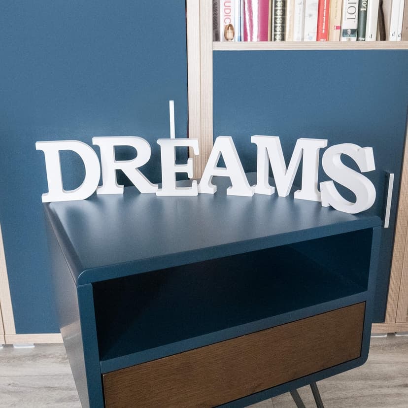 Letras decorativas 3D Dreams 1