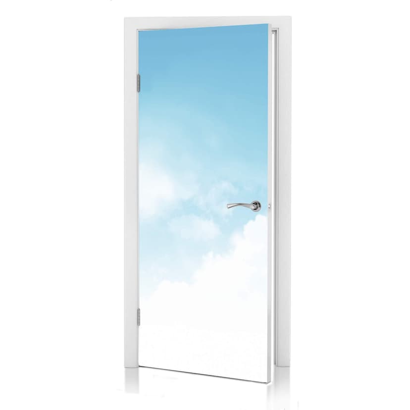 Diseño de puerta Sunny Day