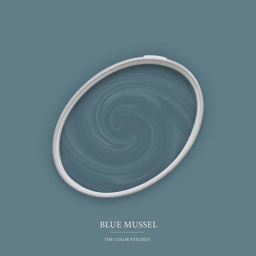 Pintura interior azul semimate I Blue Mussel | Con efecto calmante | THE COLOR KITCHEN