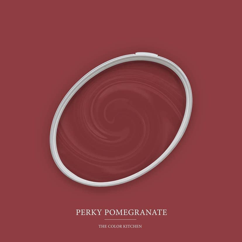 Pintura interior roja semimate I Perky Pomegranate | apasionada y llena de energía | THE COLOR KITCHEN