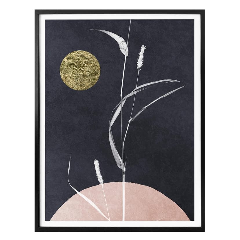 Póster Kubistika - Luna llena
