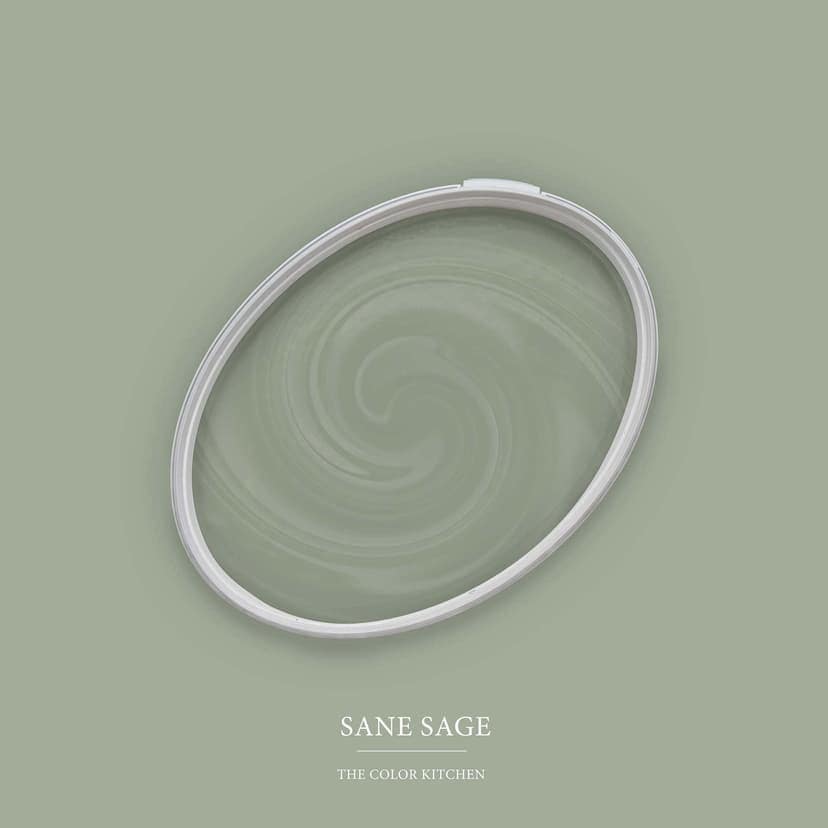 Pintura interior verde mate I Sane Sage | Crear armonía en la habitación | LA COCINA DE COLOR