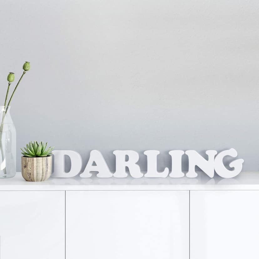 Letras decorativas 3D Darling