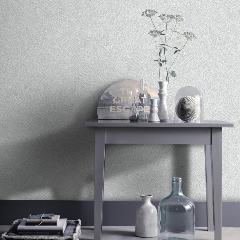 Papel pintado no tejido Erismann Focus gris