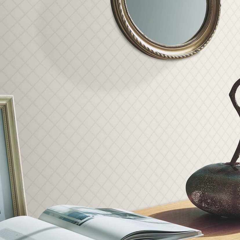 Papel pintado enredadera, papel pintado tejido-no tejido Erismann Versailles beige, crema