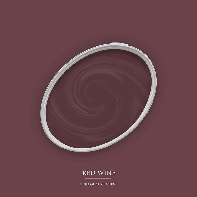 Pintura interior roja mate I Vino tinto | apasionado y lleno de energía | LA COCINA DE COLOR