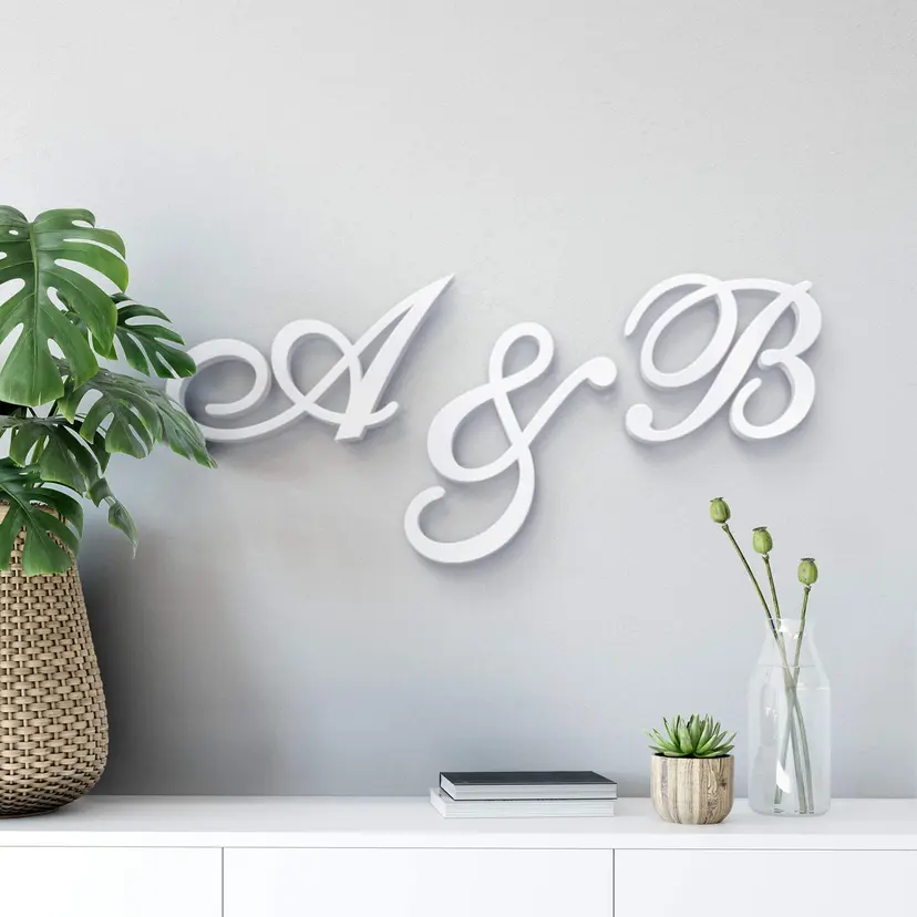 Letras decorativas - letras sencillas ornamentadas