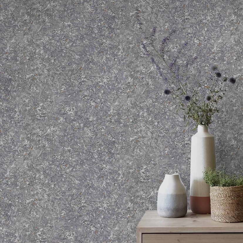 Papel pintado no tejido Erismann Focus gris