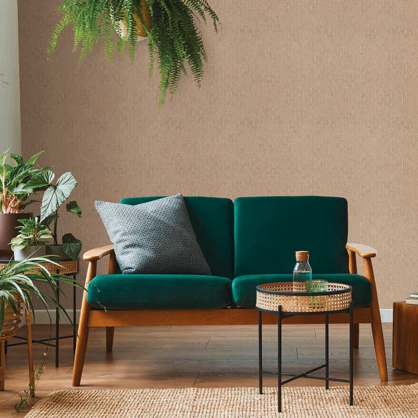 Papel pintado no tejido Erismann Casual Chic marrón
