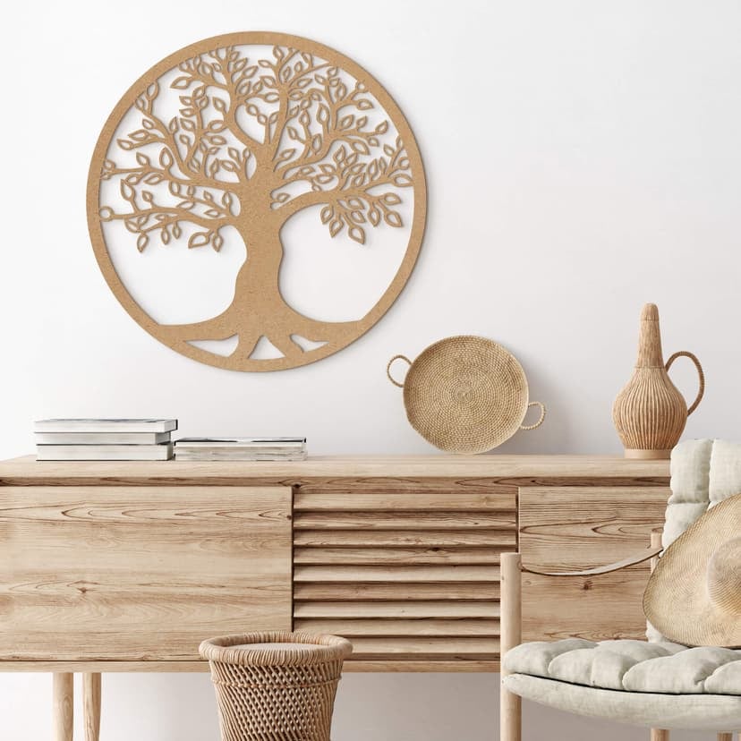 Decoración MDF 3D árbol de la vida - naturaleza