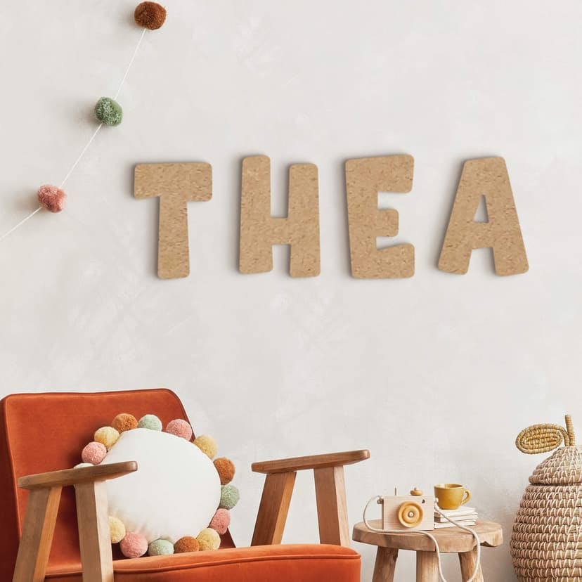 MDF - Letras de madera Niños - Naturaleza