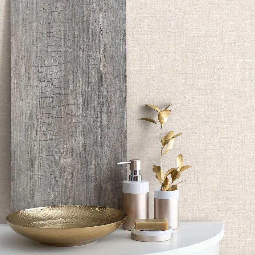 Papel pintado no tejido Erismann Code Nature beige