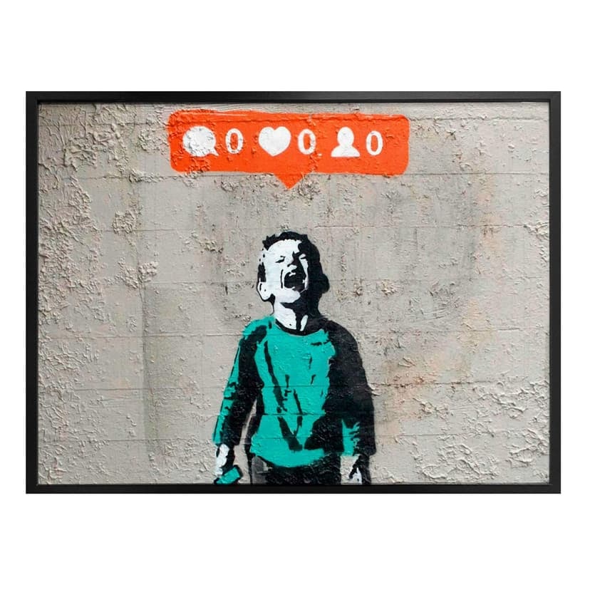 Póster Banksy - No le gusto a nadie