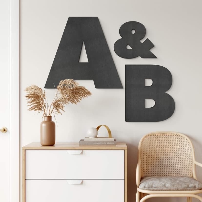 Letras de madera MDF - letras simples Futura