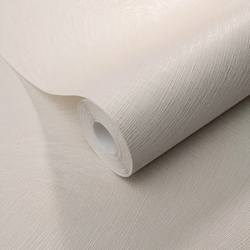 Papel pintado no tejido con Muestras gráficas en color crema