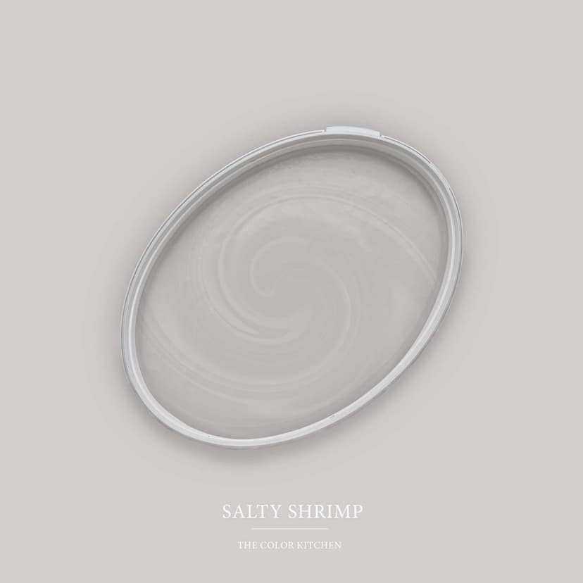 Pintura interior gris satinado mate I Salty Shrimp | crear un ambiente elegante y moderno | THE COLOR KITCHEN