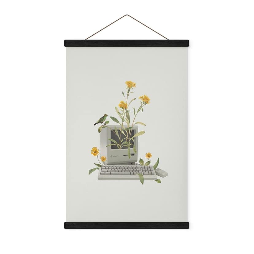 Póster de tela botánica vintage - Frida Floral Studio