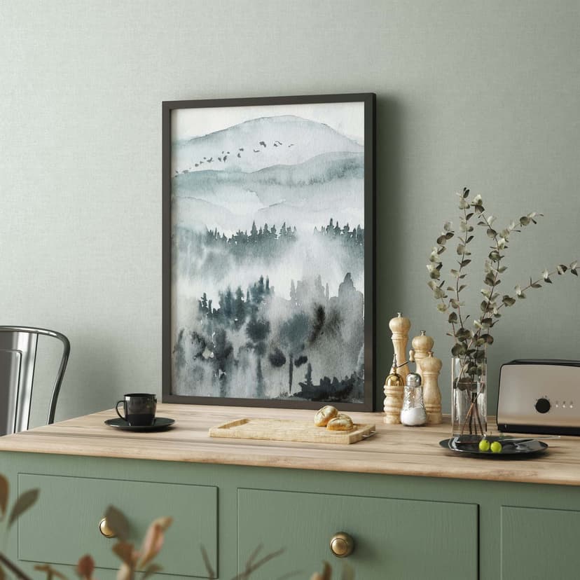 Papel pintado no tejido textura liso moderno en azul