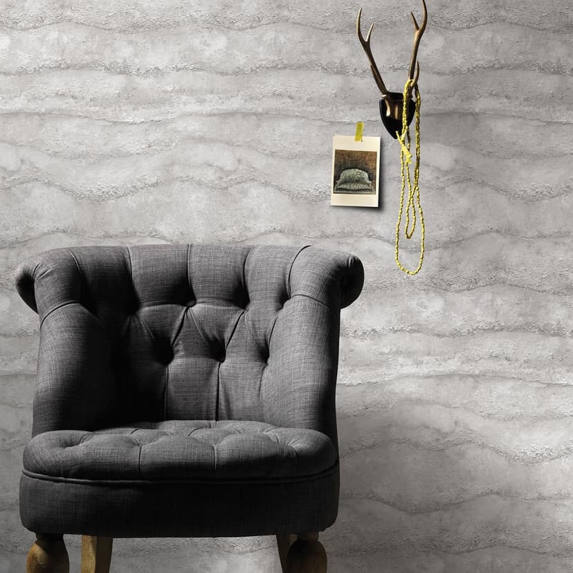 Papel pintado no tejido Erismann Focus gris