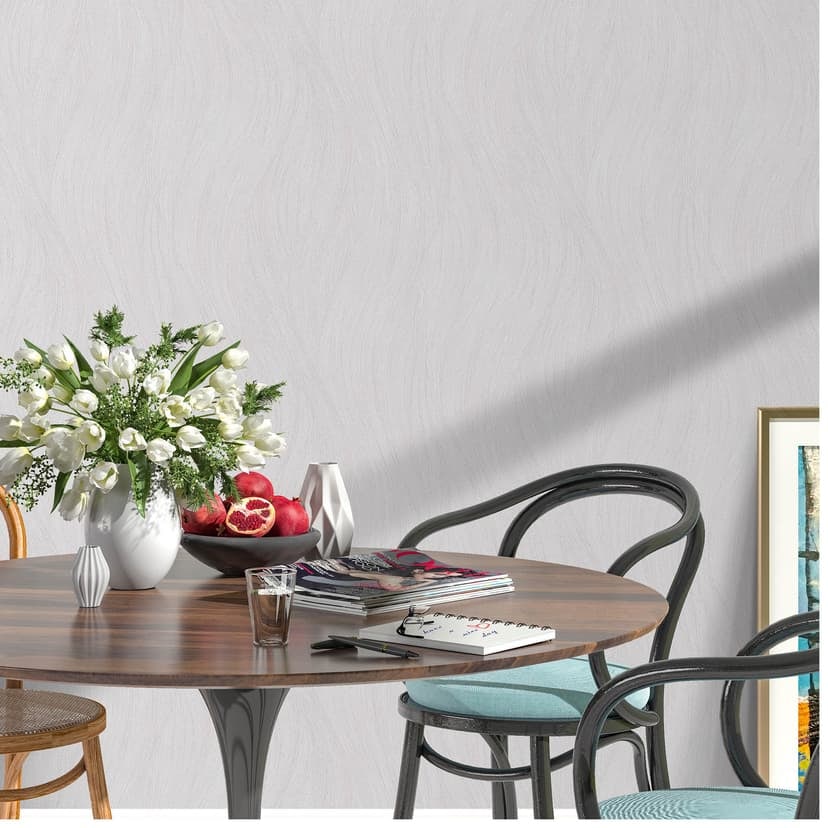 Papel pintado no tejido Erismann Evolution blanco