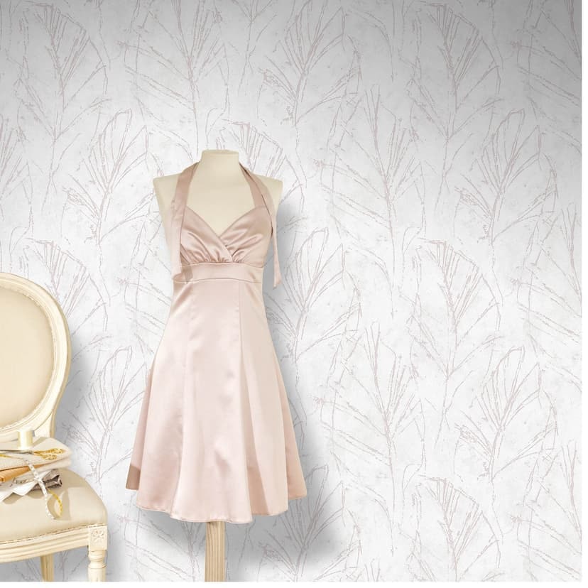 Papel pintado no tejido Erismann Evolution rosa