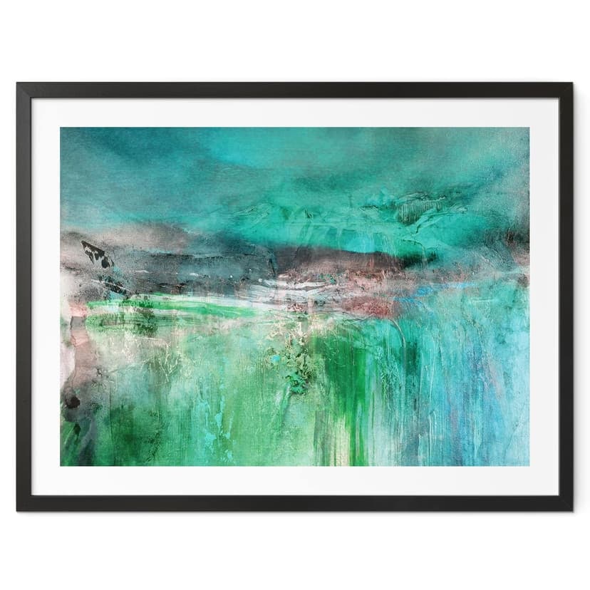 Póster Paisaje fantástico verde - Schmucker