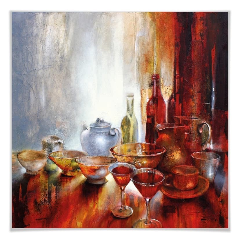 Póster Schmucker - Bodegón con tetera