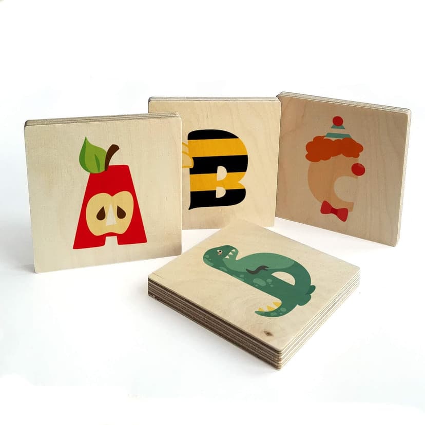 Piedras con letras - abecedario infantil