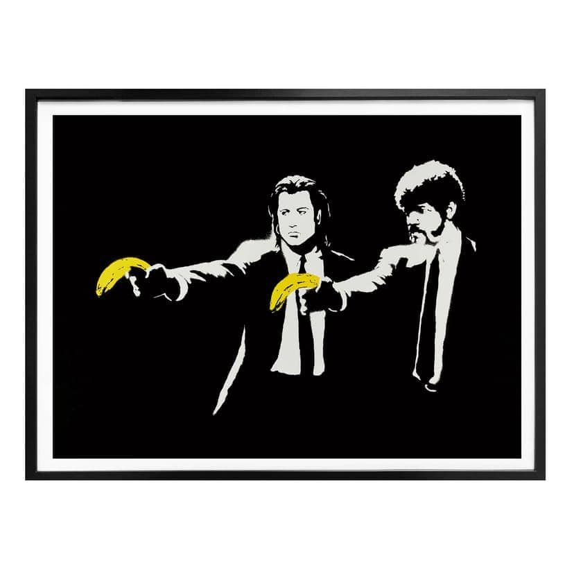 Póster Banksy - Pulp Fiction
