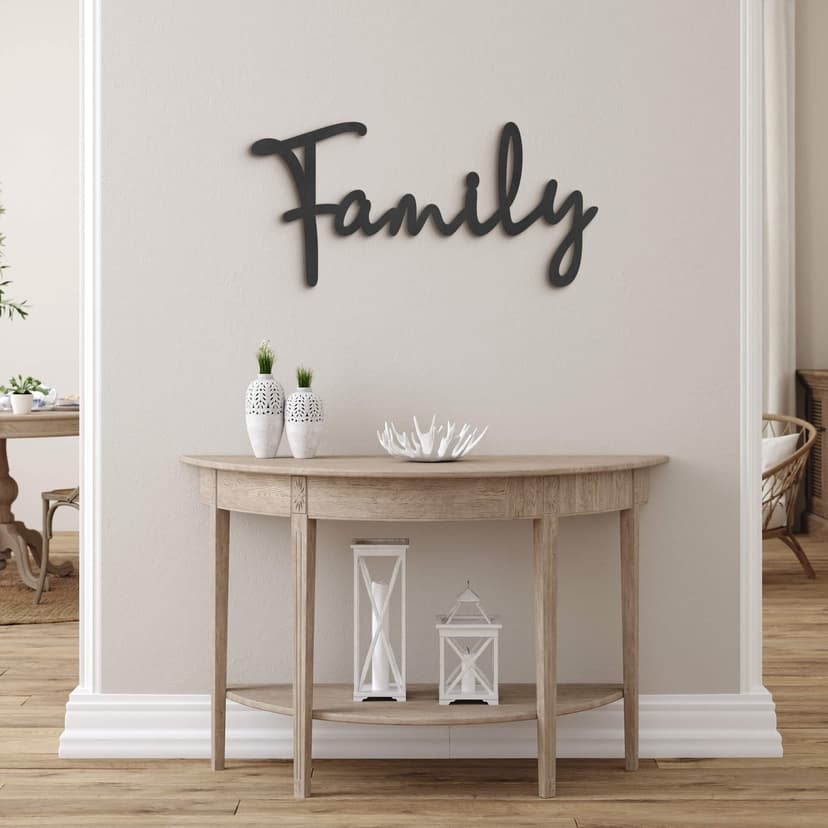 familia de letras 3D MDF