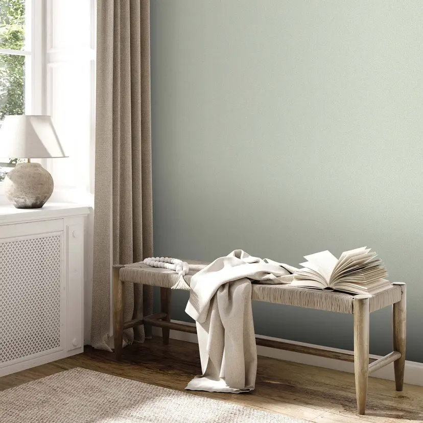 Papel pintado sólido verde - unicolor - papel pintado no tejido A.S. Création