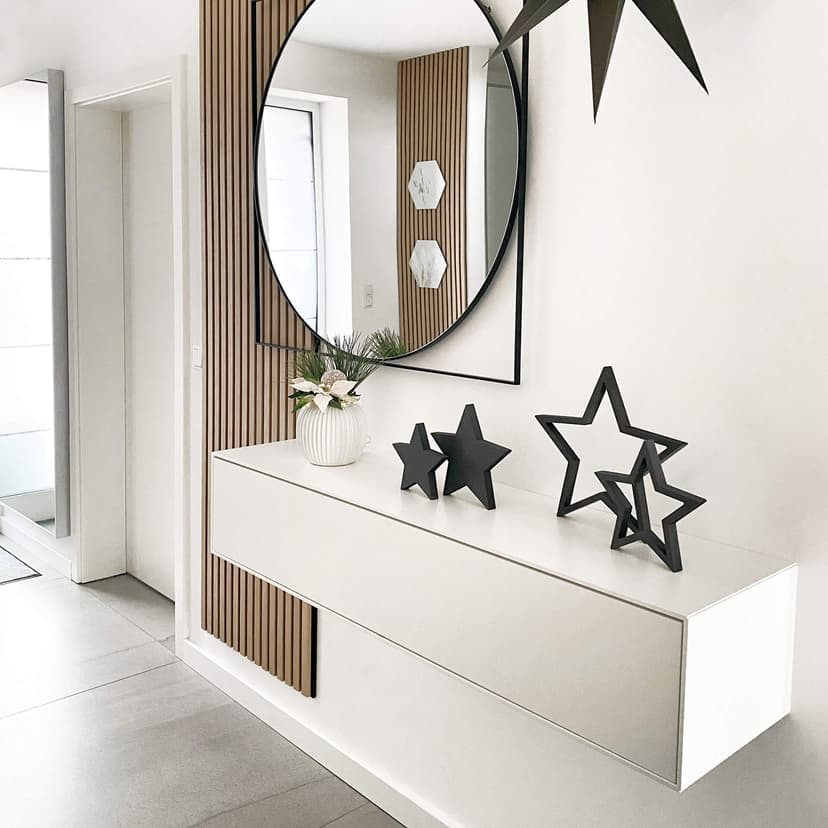 Decoración en madera MDF estrella 02