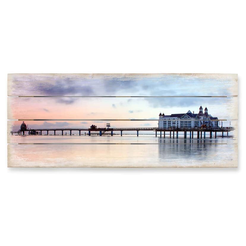 Cuadro de madera muelle Sellin - Panorama
