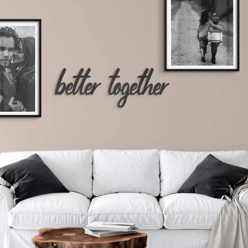 letras decorativas 3D - mejor juntas - MDF