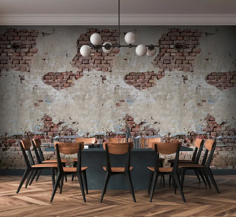 Papel pintado Efecto Piedra - Papel pintado no tejido - Industrial Livingwalls - Mate y Liso