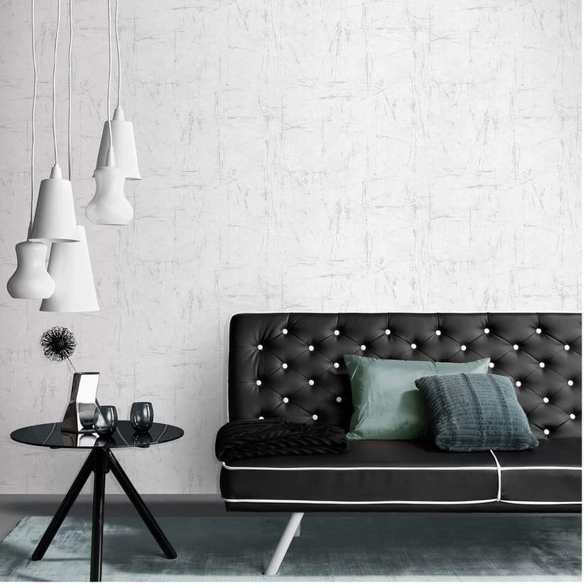 Papel pintado no tejido Erismann Evolution gris