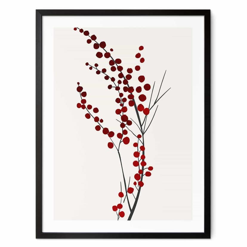 Póster Kubistika - Muérdago