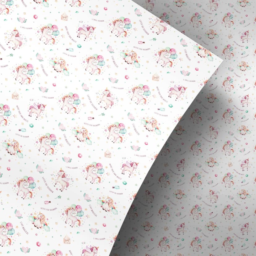Vinilo adhesivo muebles Kvilis - Dulces unicornios - Globos