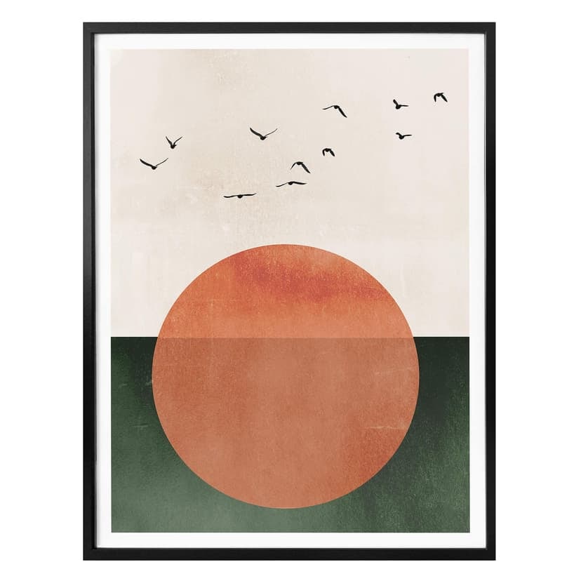 Póster Kubistika - Día de verano