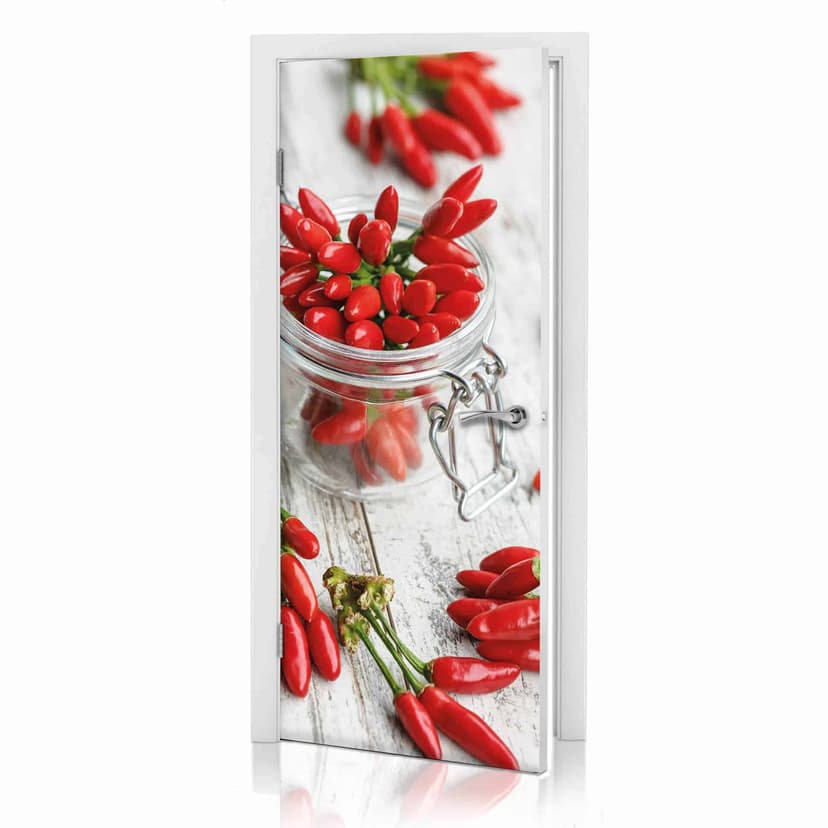 Diseño de puerta Hot Chilli