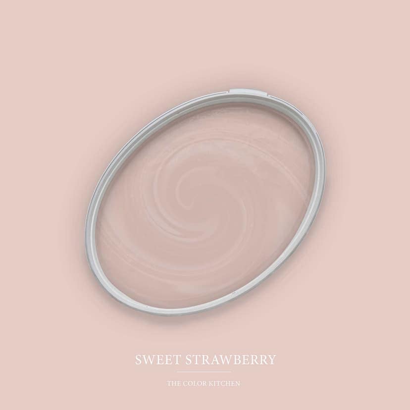 Pintura interior beige mate I Sweet Strawberry | Espacios abiertos y tranquilos | THE COLOR KITCHEN
