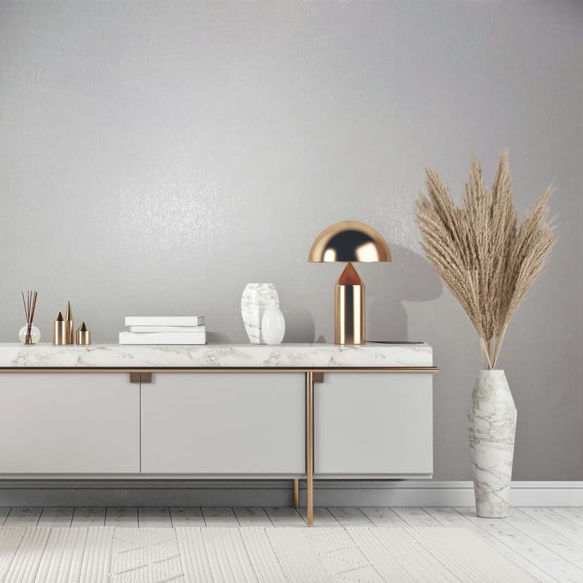Papel pintado no tejido liso, textil liso moderno en blanco