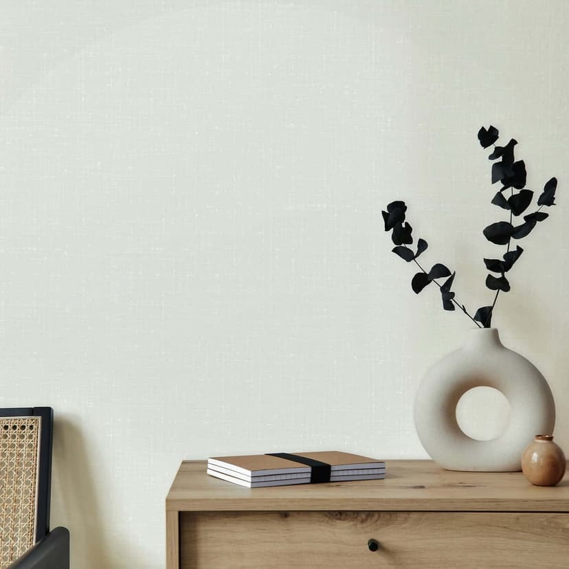 Papel pintado no tejido textura lisa moderno en gris
