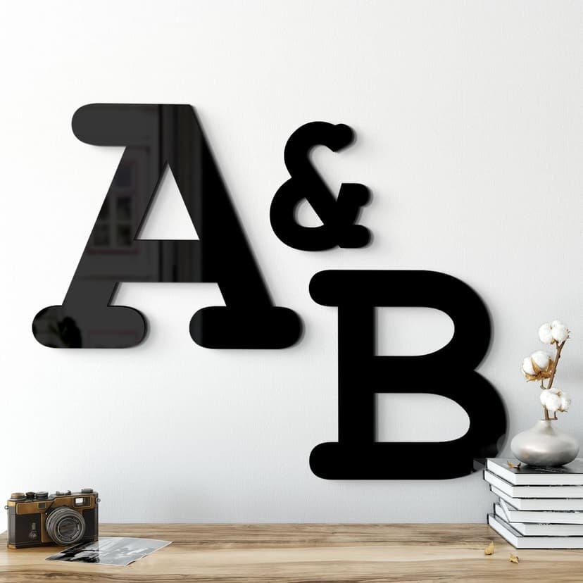 Letras acrílicas - letras sueltas Courier