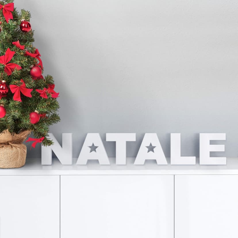 Letra decorativa 3D Natale